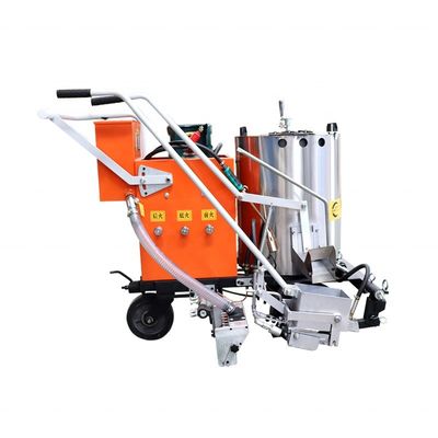 Бензиновый двигатель Zebra Crossing Line Road Marking Machine Straight Line Регулируемое резиновое колесо Парковочный гараж Welt Маркировочный инструмент
