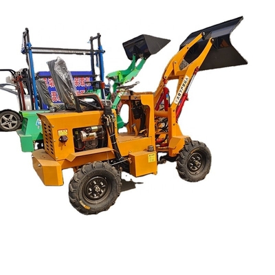 Одобрённые CE Wolf Mini Wheel Loaders Wl 80 без гидравлического клапана и массой 600 кг