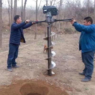 Мощный Cma7300 бензиновый земляник, буровой буровой инструмент, 2-тактный 63cc бензиновый двигатель
