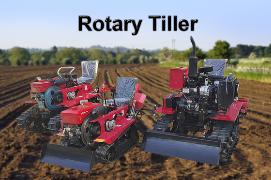 Малый ATV 3-точечный вращающийся тилер 12hp 120hp дизельный тип фермы мини-трактор для дома