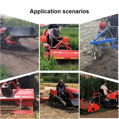 Проектирование 25hp 30hp 35hp Farm Tiller Mini 2-колесный ходовый трактор с плугом / вращающимся тилером