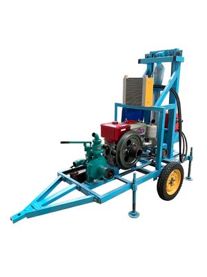 Глубина бурения 200 м 300 м Пневматическая дюймовая буровая установка с диаметром бурения 50 мм