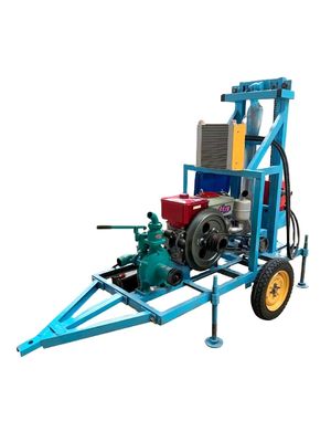 550 кг Пневматический болтовый сверла для глубины 150 метров Дизельный двигатель Водный скважина буровой установки