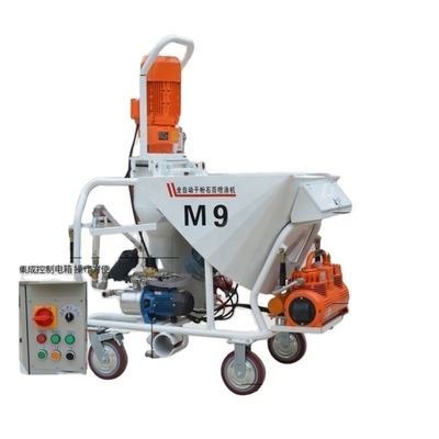 115L Hopper вместимость дизельный двигатель минометный пистолет распылитель гипсовый сливочный цемент