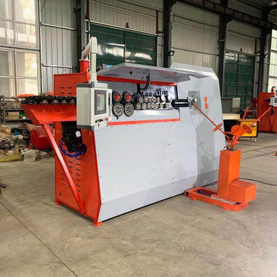 2кВт Моторная мощность Нержавеющая сталь Железный штанга Bender Cutter Cnc 2d Wire Stirrup Bending Machine