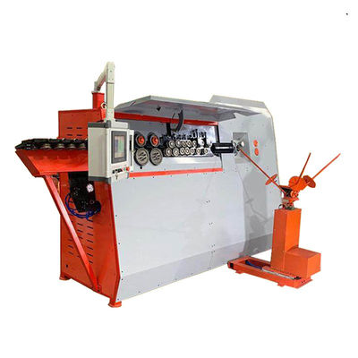 2кВт Моторная мощность Нержавеющая сталь Железный штанга Bender Cutter Cnc 2d Wire Stirrup Bending Machine