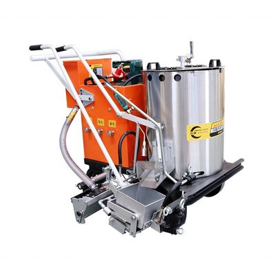Бензиновый двигатель Zebra Crossing Line Road Marking Machine Straight Line Регулируемое резиновое колесо Парковочный гараж Welt Маркировочный инструмент