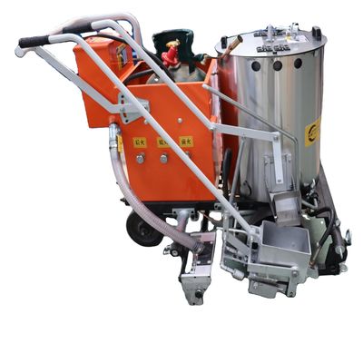 Бензиновый двигатель Zebra Crossing Line Road Marking Machine Straight Line Регулируемое резиновое колесо Парковочный гараж Welt Маркировочный инструмент