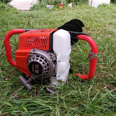 Компактный ручной бурильщик идеально подходит для копания грунтовых отверстий и других бурильщиков диаметром 7-80 см