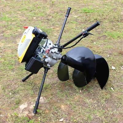 Компактный ручной бурильщик идеально подходит для копания грунтовых отверстий и других бурильщиков диаметром 7-80 см