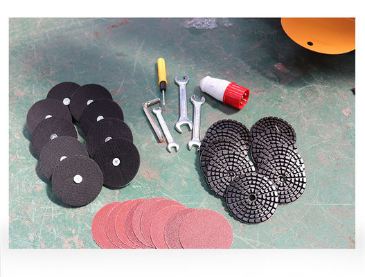 Ручная шлифовка бетона Планетарный однодисковый пол шлифовальная полировальная машина