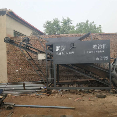 Эффективно фильтруйте песок с помощью 11m*2.2m*3.7m Mobile Silica Sand Machine