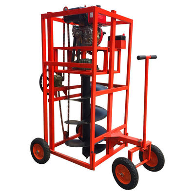 Профессиональная ручная эксплуатация Земляная скважина для рытья отверстий диаметром 50-100 см