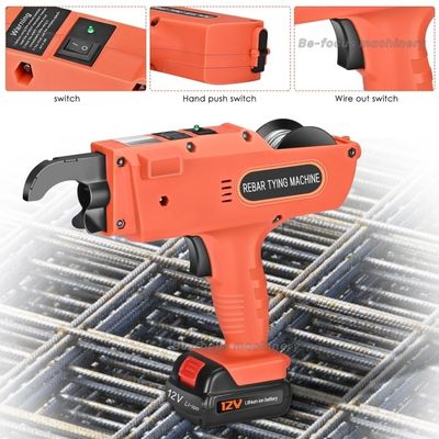 12 Вт 4500 мАч Электрический ребер уровень связывающий пистолет с 2 штук батареи и 1 штук связывающего провода набор