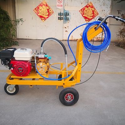 Машина для маркировки дорог с автоматическим ручным толчком и одним/двойным пистолетом