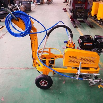 Машина для маркировки дорог с автоматическим ручным толчком и одним/двойным пистолетом