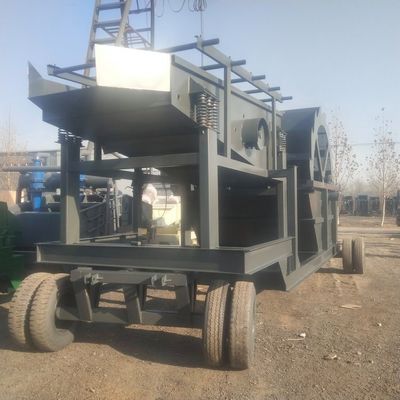 Трислойная вибрационная поддержка стеклянная песчаная скрининг-машина для обработки руды