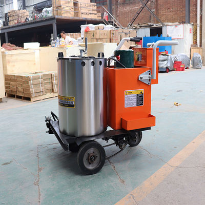 Холодная линия краски Ручная двойная пушка Термопластическая дорожная маркировочная машина для дорожного строительства